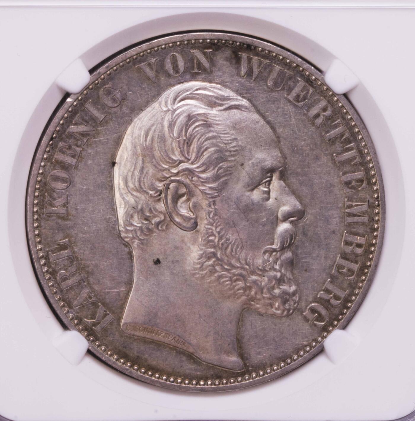 NGC-UNCD 1869符腾堡乌尔姆教堂2泰勒大银币