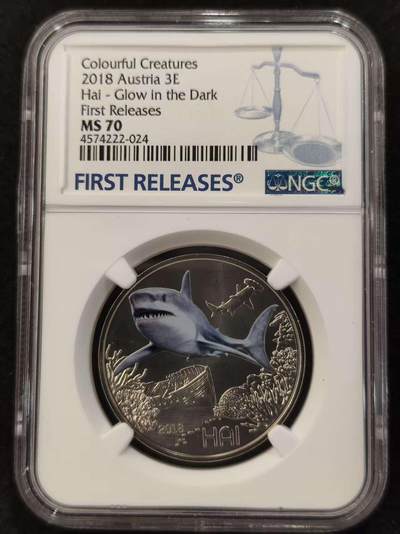 G&W世界散币，银币处理专场（第21场） - PCGS-MS70 奥地利2018年3欧元