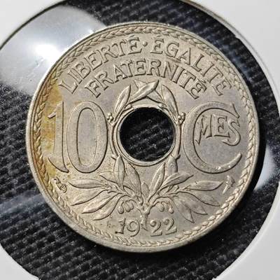 KK钱币收藏小铺 第304期 2月预留时间 周末发货 - 1922法国10生丁 