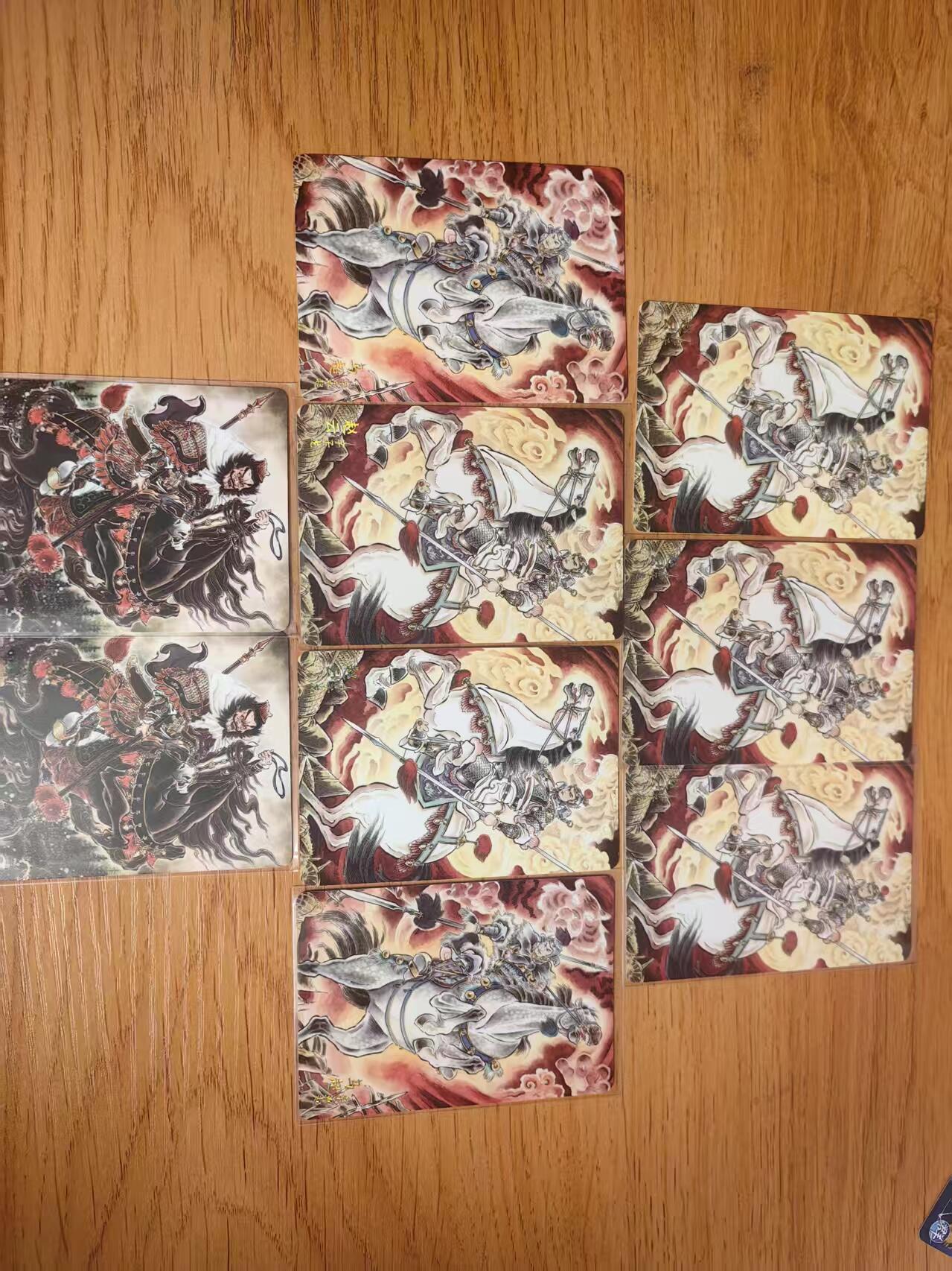 夜之极第二十二期 （6月28日周六晚10点截拍，欢迎竞拍） 焱卡 豪杰传 9张 普卡包