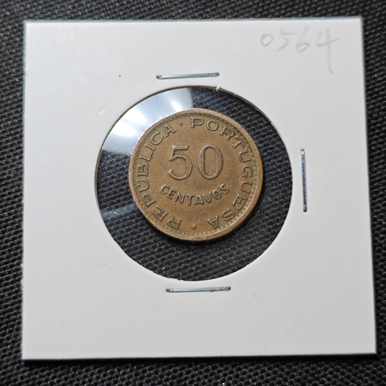 KK钱币收藏小铺 第305期 2月预留时间 周末发货 1961葡属安哥拉50分