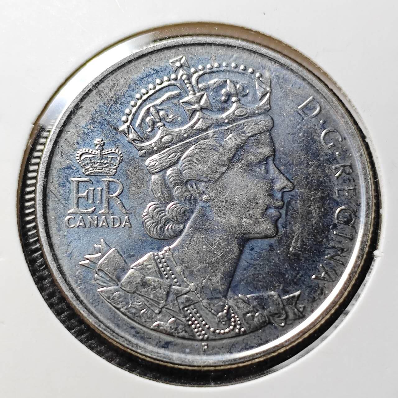 KK钱币收藏小铺 第305期 2月预留时间 周末发货 2002加拿大50分 纪念币