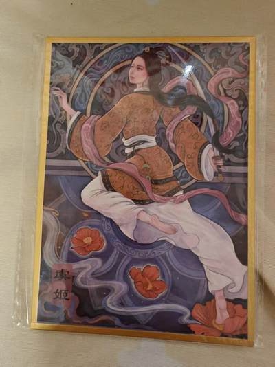 光影卡牌第15期，各家亲签卡，持续收拍品 - 非严虞姬，色纸大卡，收藏佳品