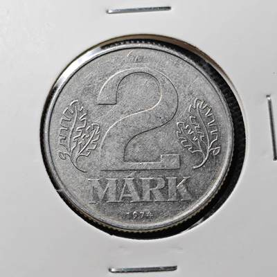 KK钱币收藏小铺 第305期 2月预留时间 周末发货 - 1974德国2马克 