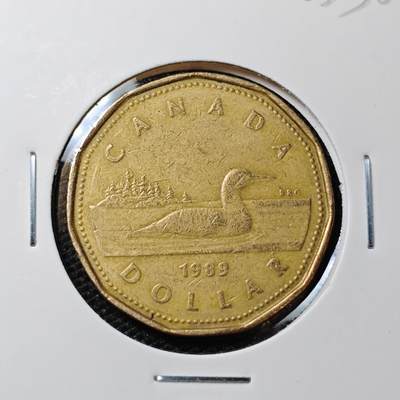 KK钱币收藏小铺 第305期 2月预留时间 周末发货 - 1989加拿大1元