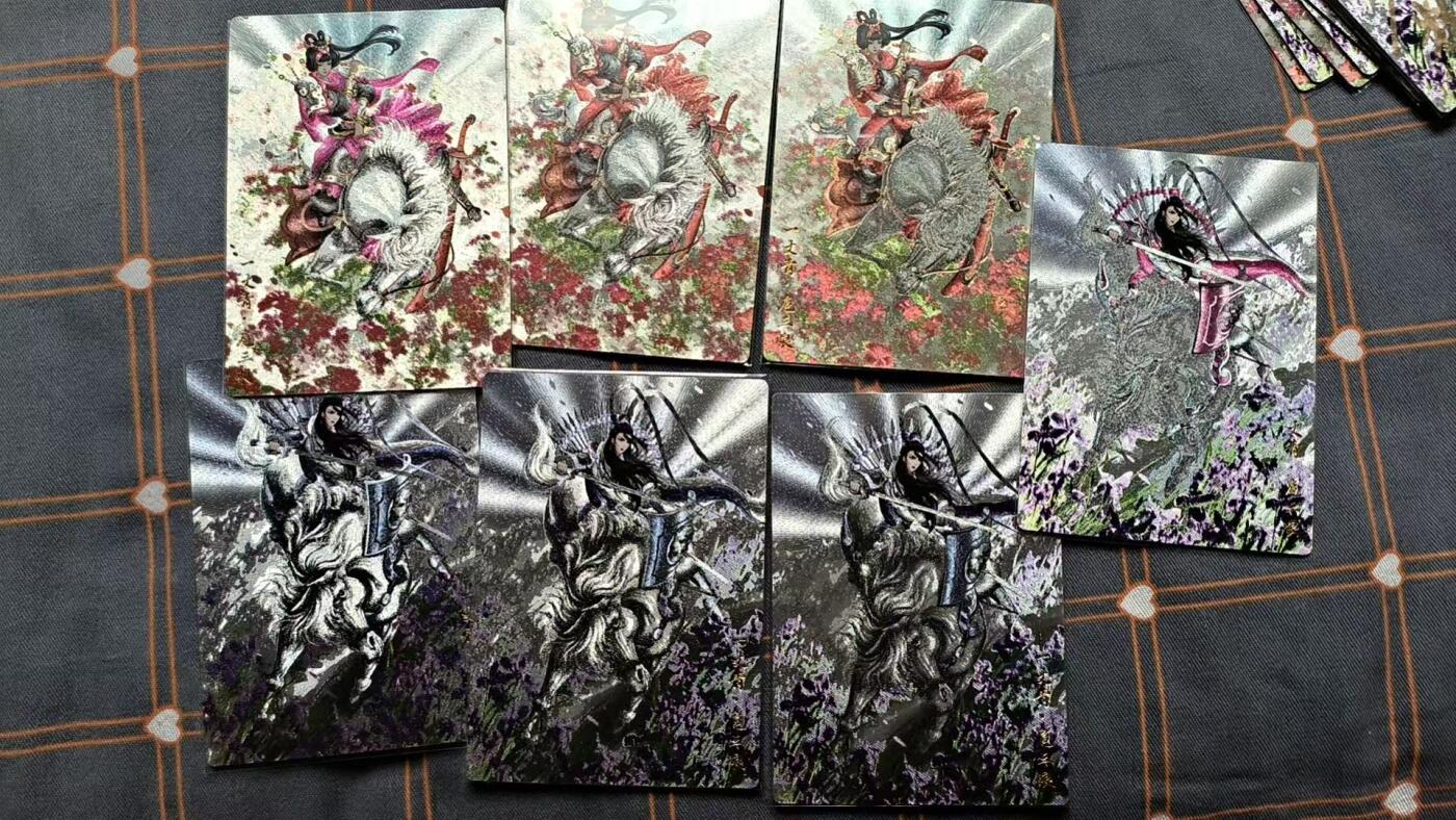 夜之极第二十二期 （6月28日周六晚10点截拍，欢迎竞拍） 卡德曼 谷粒 扈三娘 混搭 7张