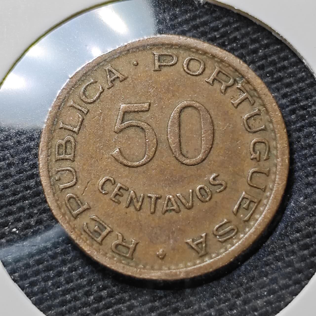 KK钱币收藏小铺 第305期 2月预留时间 周末发货 1961葡属安哥拉50分
