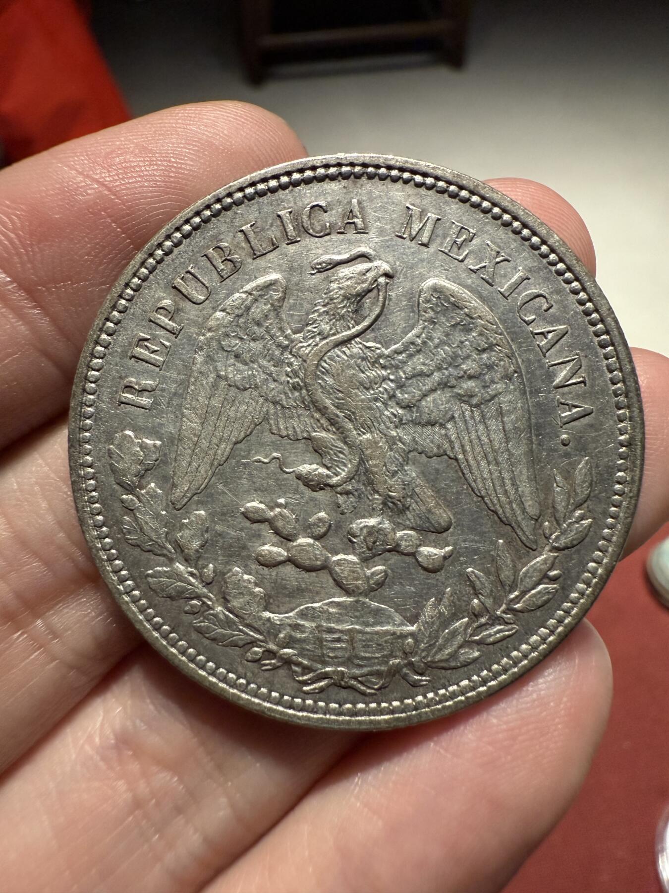 南宋泉阁俄币 外币 国币 专场第十三期【送拍无额外佣金】 墨西哥 1908年 鹰洋