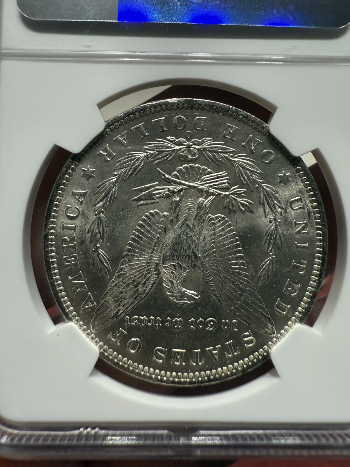 南宋泉阁俄币 外币 国币 专场第十三期【送拍无额外佣金】 ngc ms63 美国 1885年摩根一美元银币 转光好品 值得入藏