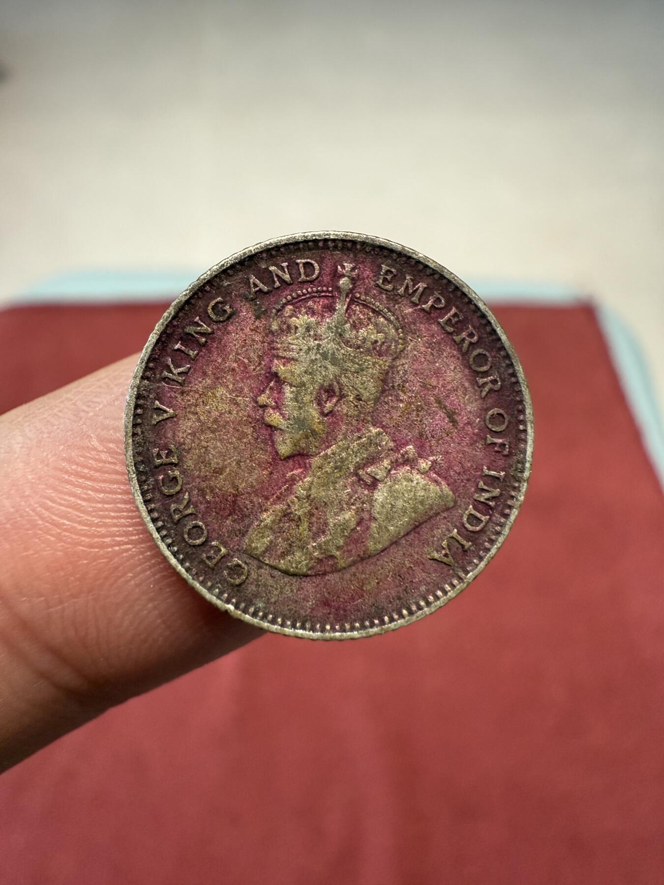 南宋泉阁俄币 外币 国币 专场第十三期【送拍无额外佣金】 英国 1927年 乔治五世 英属海峡10分银币 通货好品