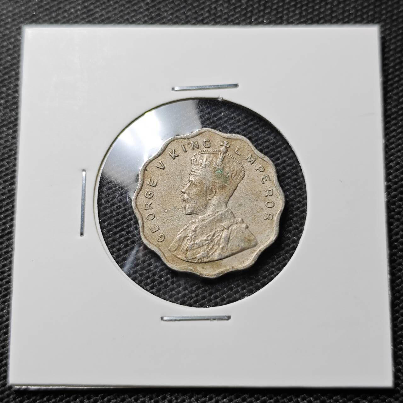 KK钱币收藏小铺 第305期 2月预留时间 周末发货 1936英属印度1安娜 