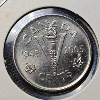 KK钱币收藏小铺 第305期 2月预留时间 周末发货 - 2005加拿大5分 纪念币