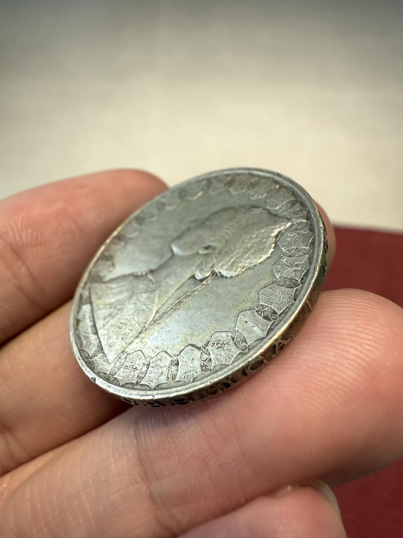 南宋泉阁俄币 外币 国币 专场第十三期【送拍无额外佣金】 意大利 1960年 帆船少女500里拉银币 通货