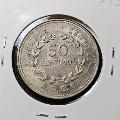 KK钱币收藏小铺 第305期 2月预留时间 周末发货 - 1976哥斯达黎加 50分
