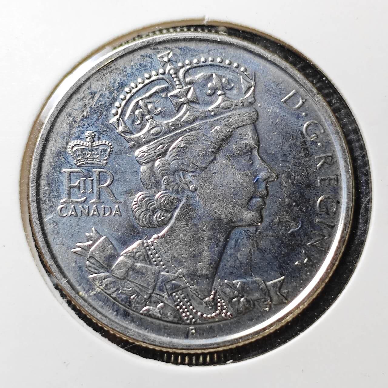 KK钱币收藏小铺 第305期 2月预留时间 周末发货  2002加拿大50分 纪念币