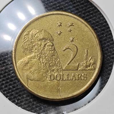 KK钱币收藏小铺 第305期 2月预留时间 周末发货 - 2001澳大利亚土著人2元