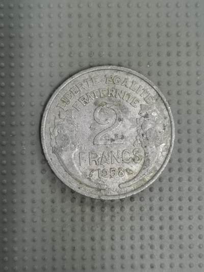 2025年第55场各国散币拍卖（总第55场） - 法国1958年2法郎铝币