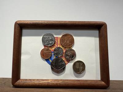 英国盾牌币纪念画框 - 英国盾牌币纪念画框