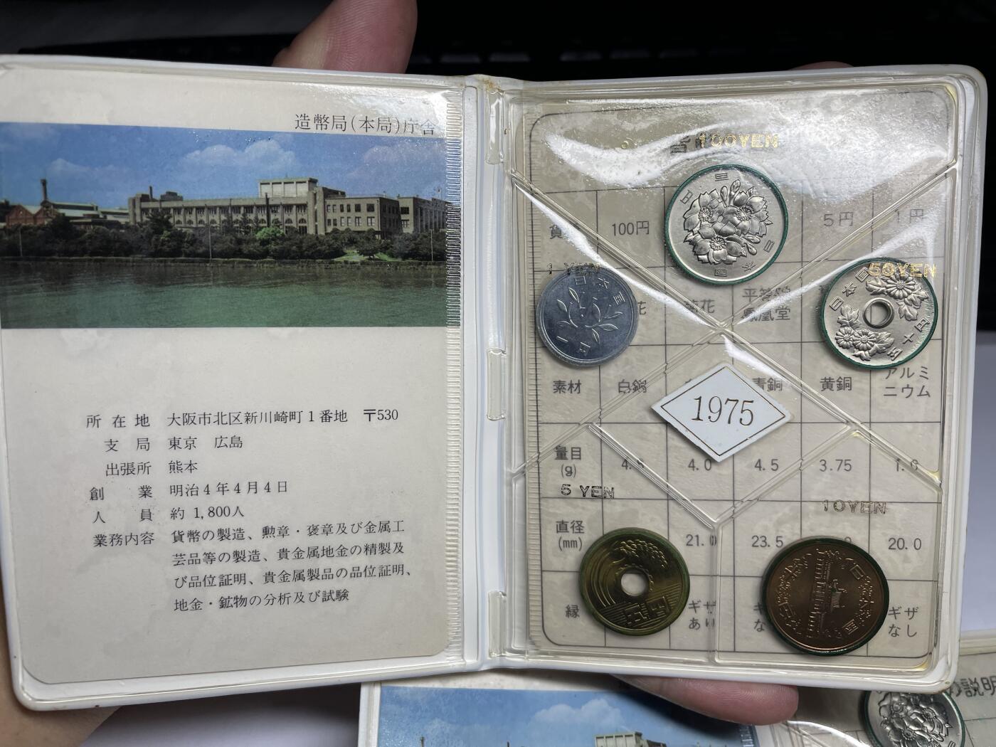 2025年集古藏今外币拍卖第六期-第7场—（总第247拍-银币专场），可以寄存60天，满160元包邮。 1975年首发年份日本套币2册