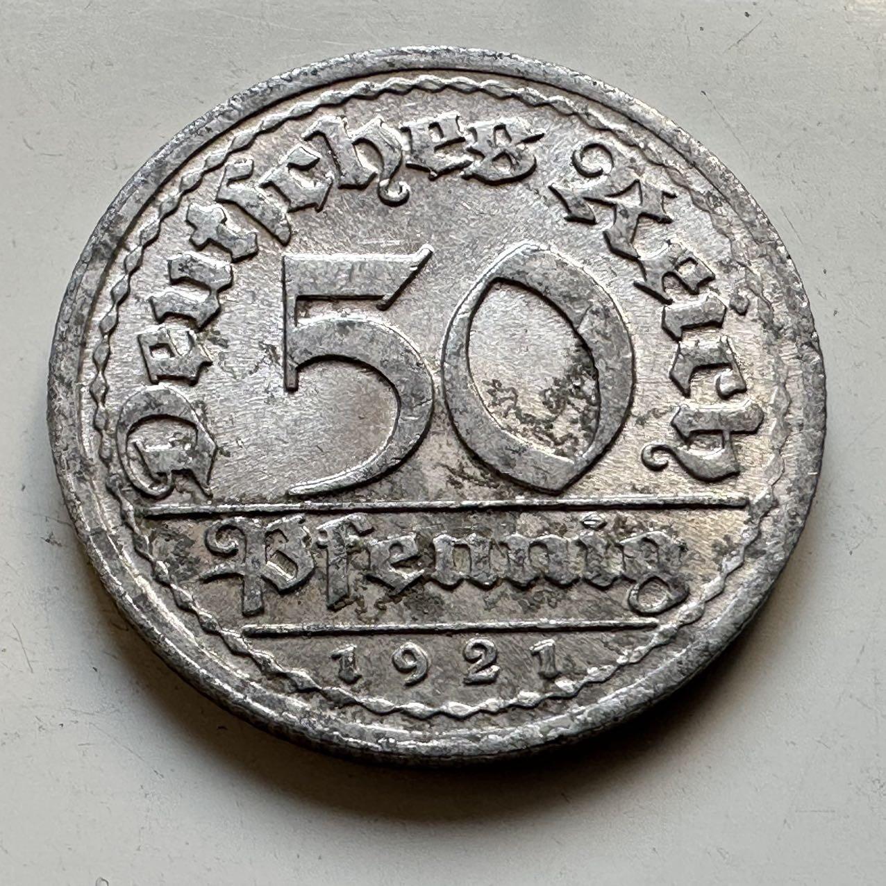 🌹外币初藏🌹🐯2025年第70场  每周二四六晚8️⃣点 接代拍 魏玛1921年5芬尼