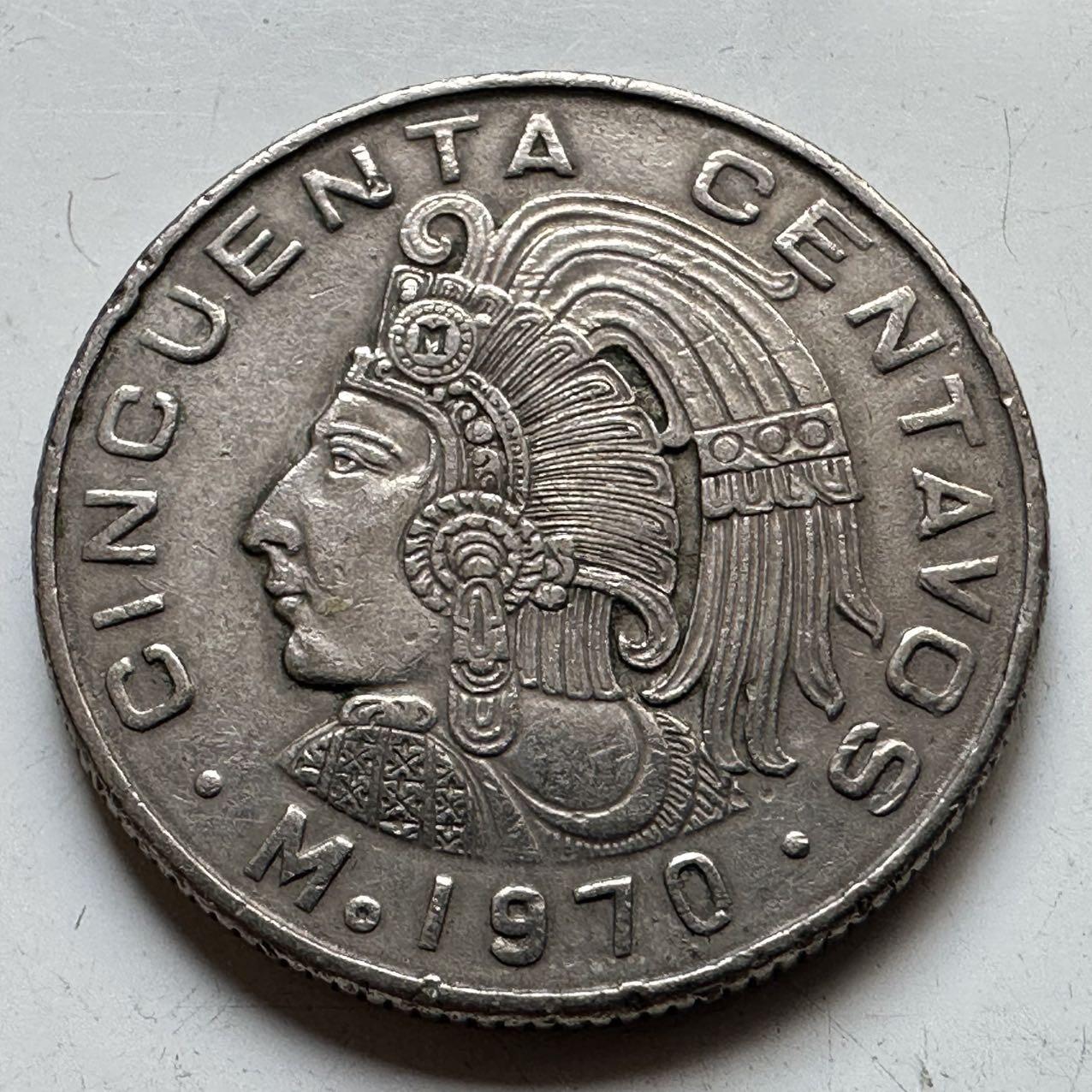 🌹外币初藏🌹🐯2025年第70场  每周二四六晚8️⃣点 接代拍 墨西哥1970年50分