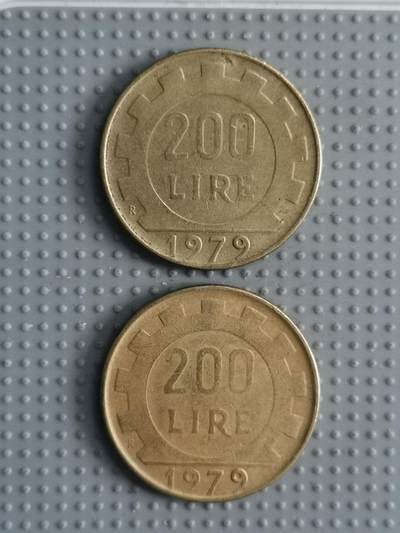 2025年第56场各国散币拍卖（总第56场） - 意大利1979年200里拉2枚