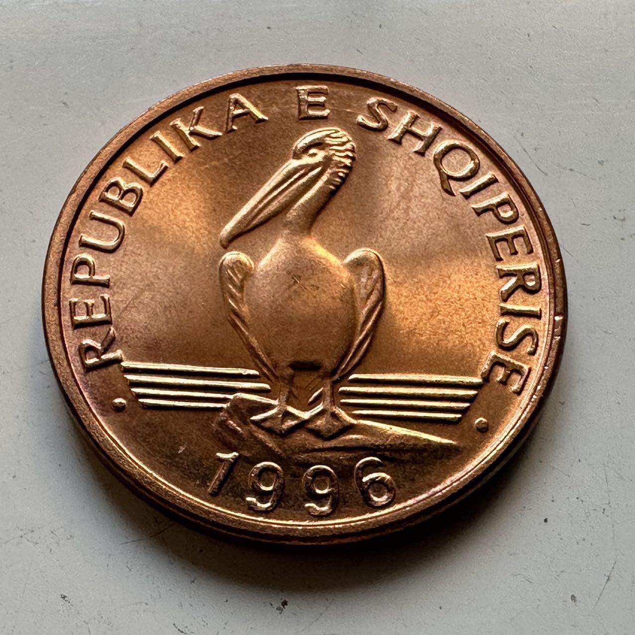 🌹外币初藏🌹🐯2025年第70场  每周二四六晚8️⃣点 接代拍 阿尔巴尼亚1996年一列克