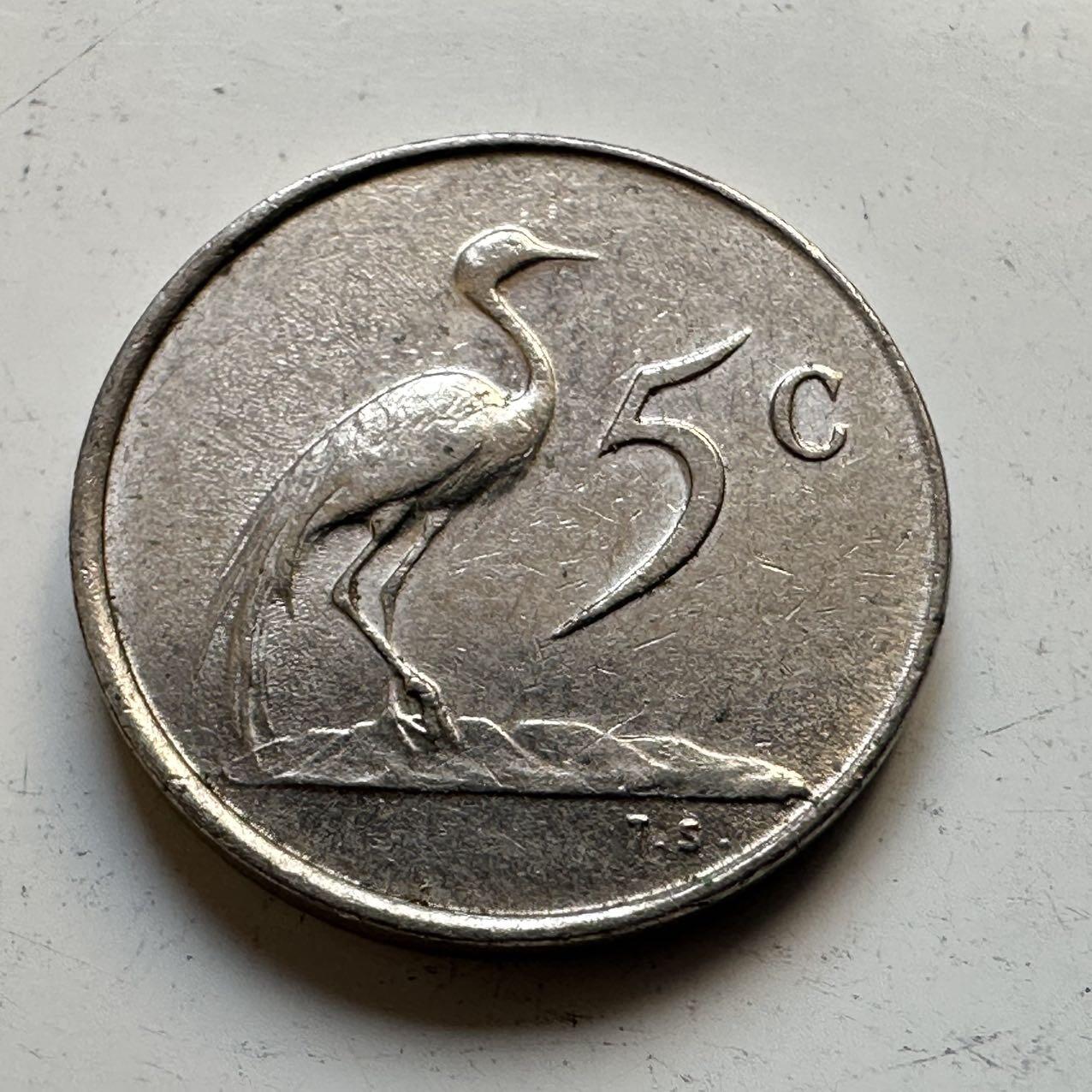 🌹外币初藏🌹🐯2025年第70场  每周二四六晚8️⃣点 接代拍 南非1965年五分