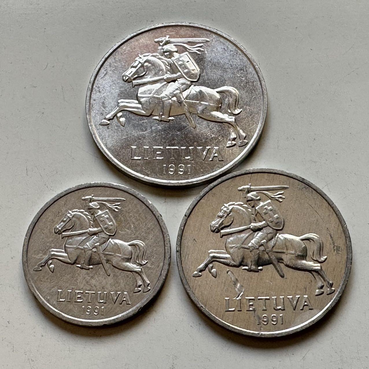 🌹外币初藏🌹🐯2025年第70场  每周二四六晚8️⃣点 接代拍 立陶宛1991年三枚