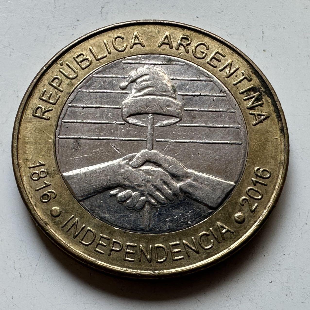 🌹外币初藏🌹🐯2025年第70场  每周二四六晚8️⃣点 接代拍 阿根廷2016年2比索