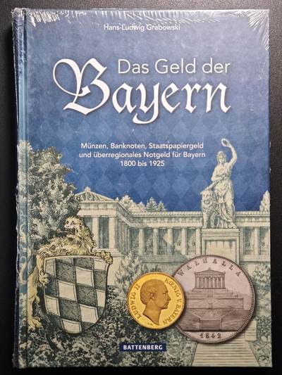 【德藏】世界币章拍卖第135期（拍品征集中~欢迎藏友联系） - 全新未拆封 巴伐利亚1800-1925钱币目录 硬壳精装 全彩铜版纸印刷