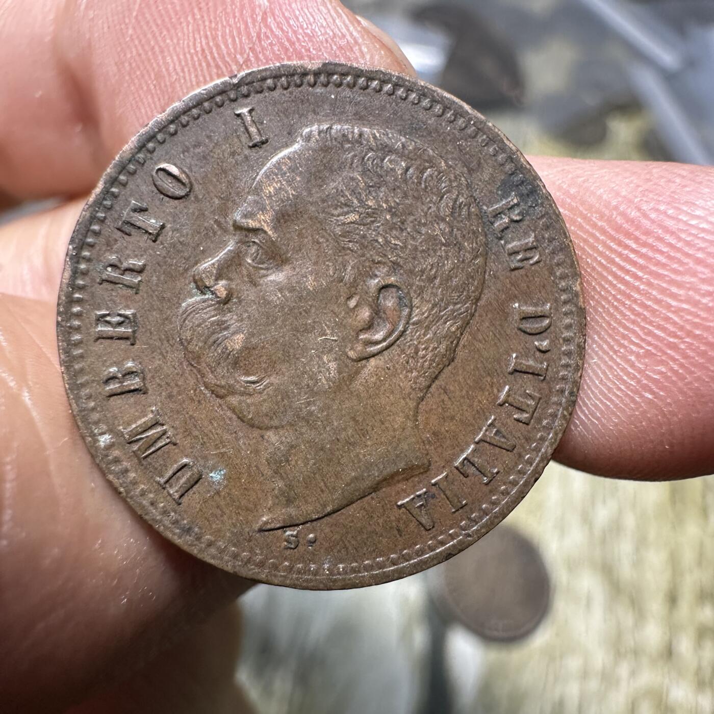 章，世界钱币 意大利2分 1898年，品相不错，少见