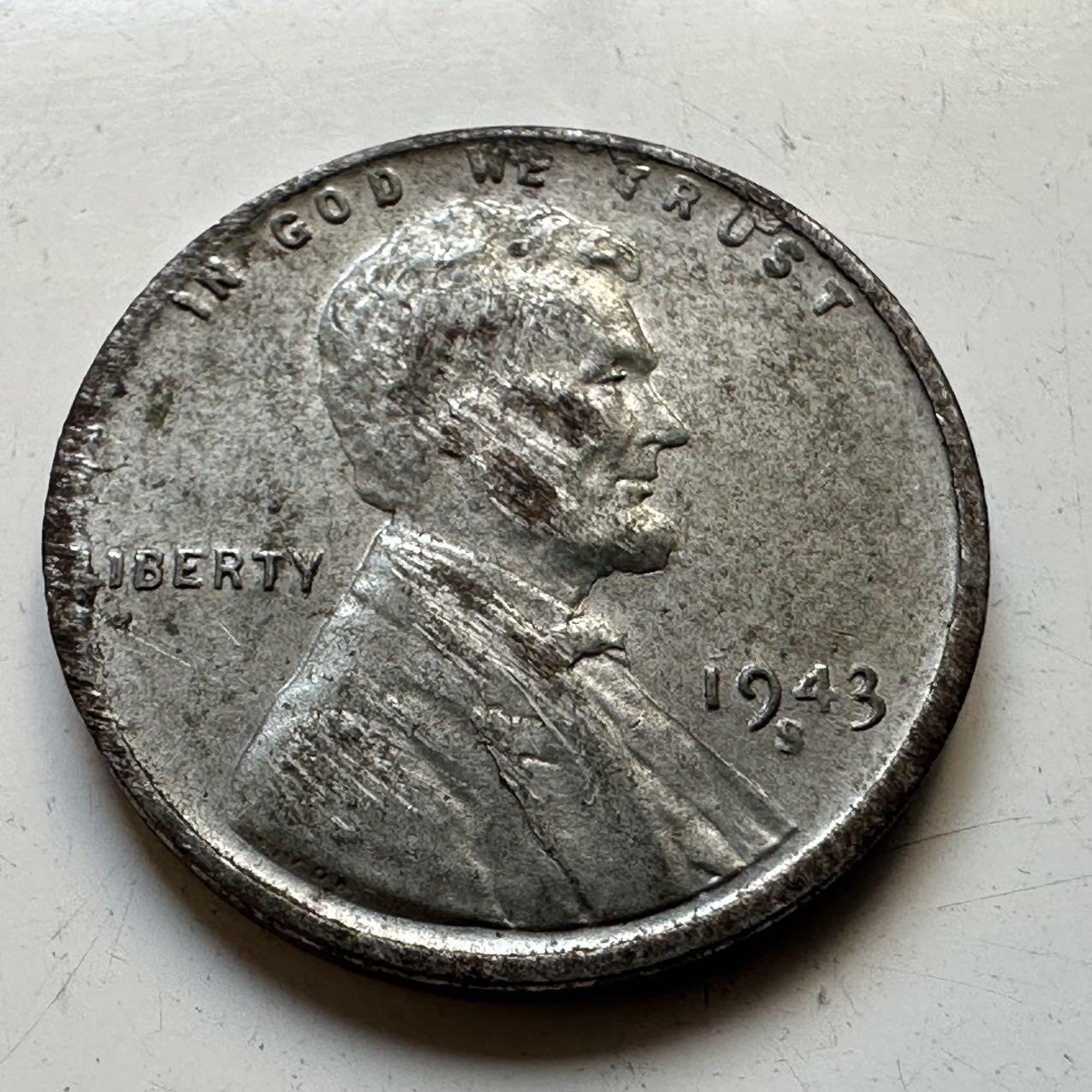 🌹外币初藏🌹🐯2025年第70场  每周二四六晚8️⃣点 接代拍 美国1943年S版一分铁币