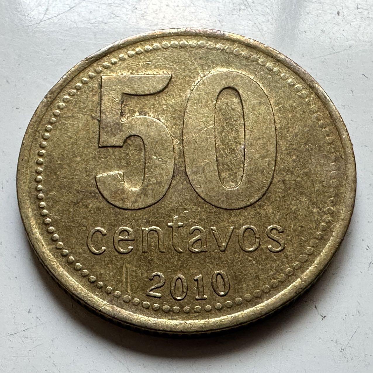 🌹外币初藏🌹🐯2025年第70场  每周二四六晚8️⃣点 接代拍 阿根廷2010年50分