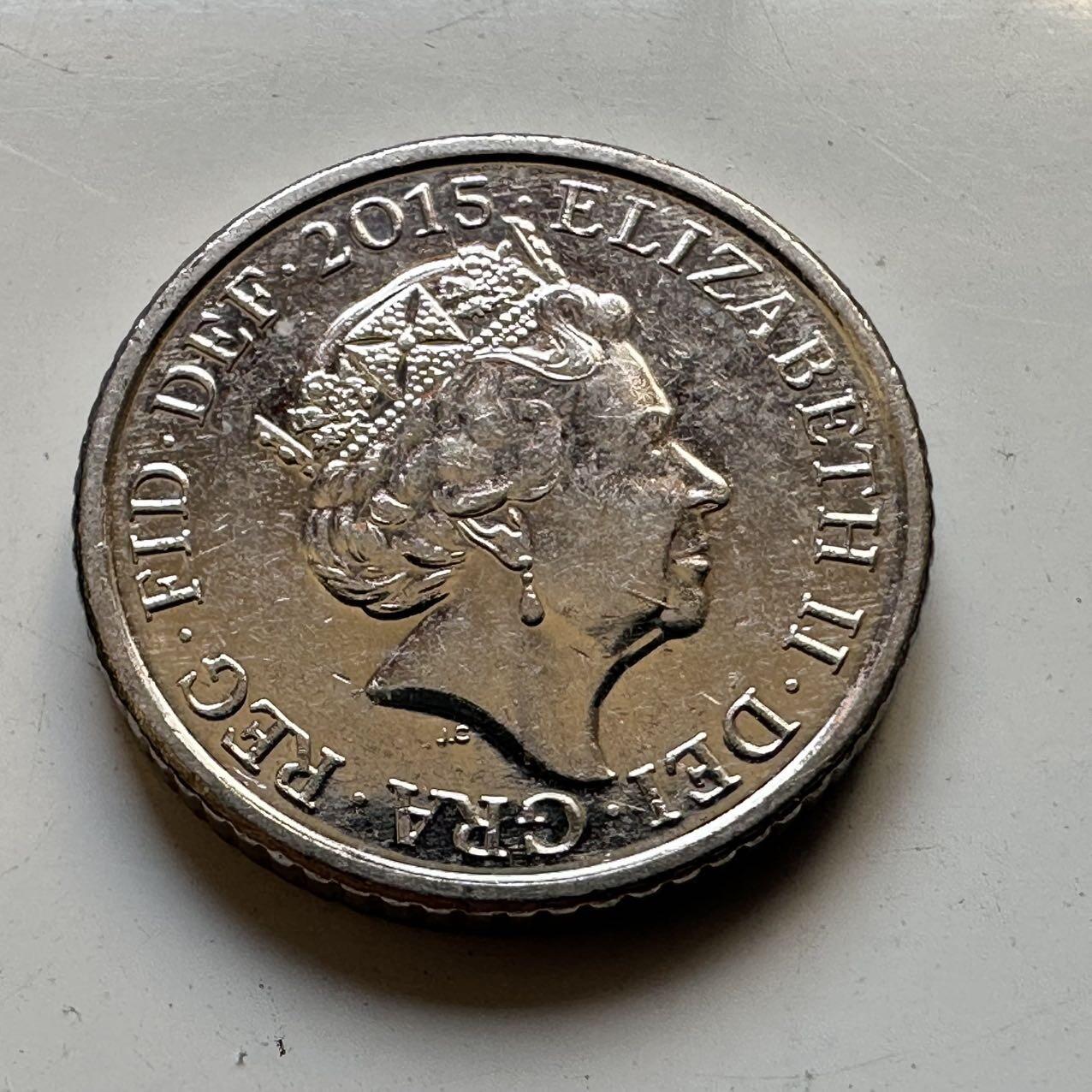 🌹外币初藏🌹🐯2025年第70场  每周二四六晚8️⃣点 接代拍 英国2015年拼图版五便士