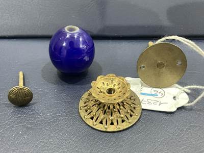 海外回流精品拍卖（五一专场） 欧洲回流清代四品帽顶子，品相好。