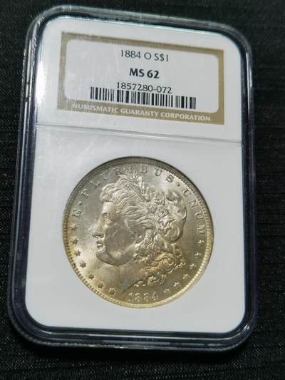 天下钱庄专场欢迎参拍 - NGC MS62 1884美国摩根一美元银币