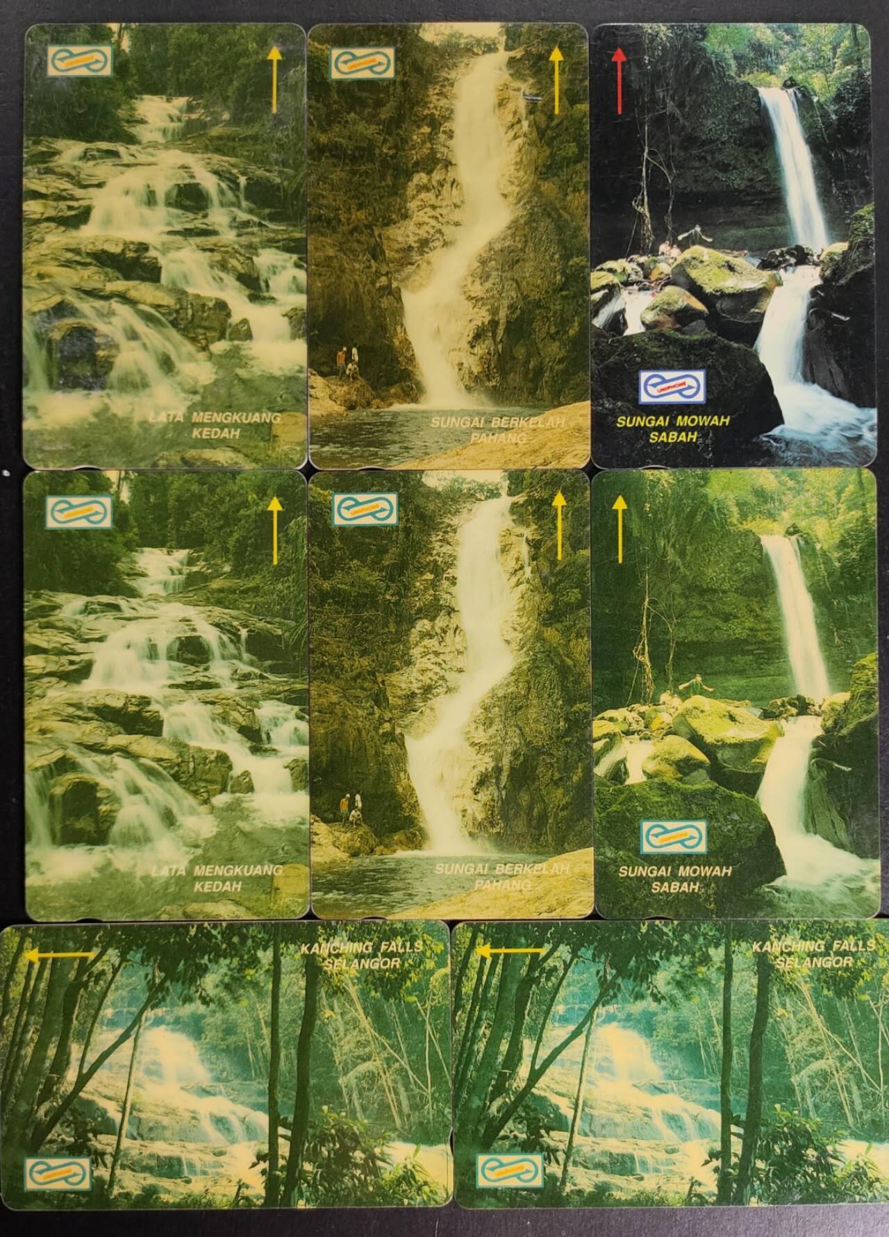 公藏第50期裸卡拍卖 马来西亚GPT旧卡（风光卡）4全2套合拍，品见图。