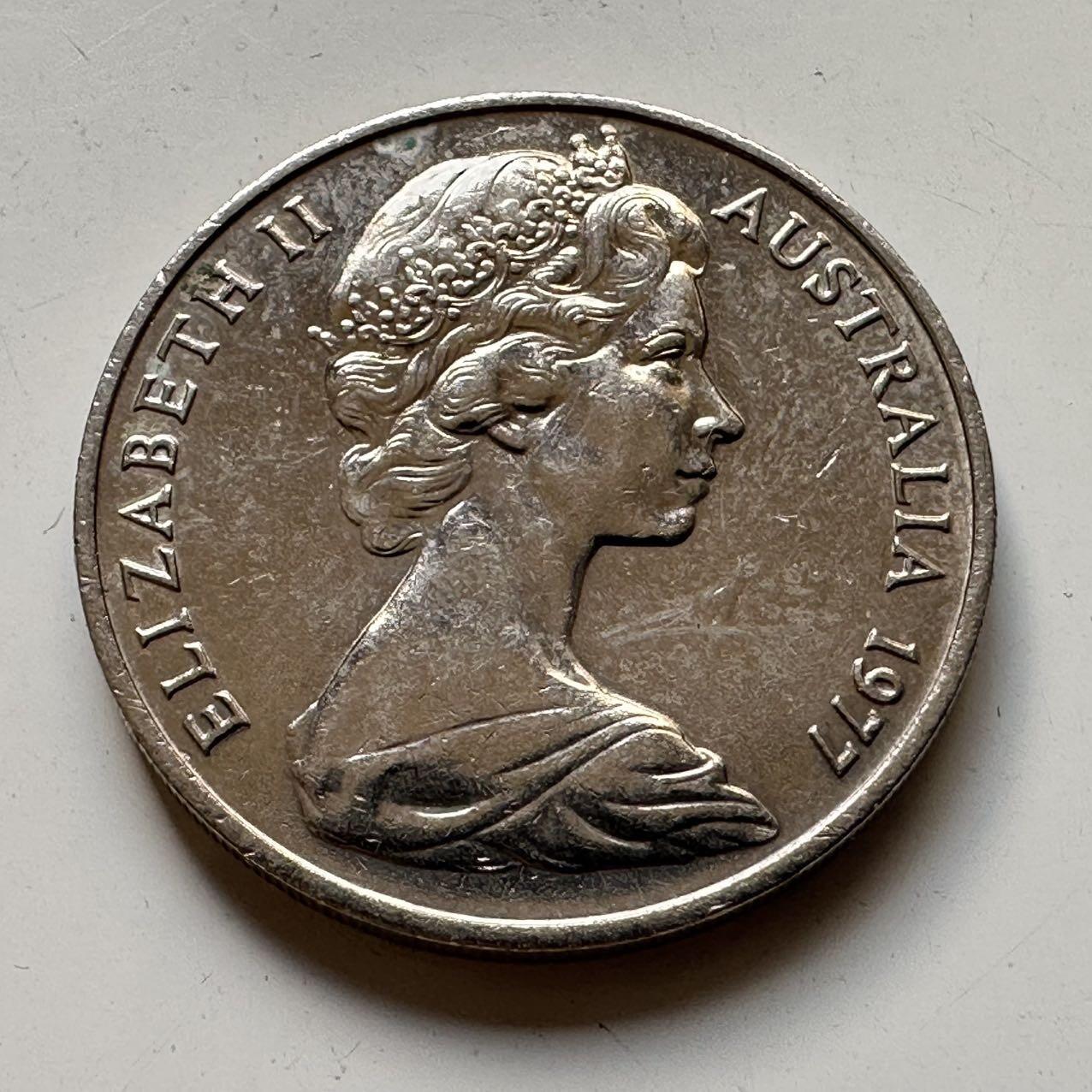 🌹外币初藏🌹🐯2025年第70场  每周二四六晚8️⃣点 接代拍 澳大利亚1977年20分