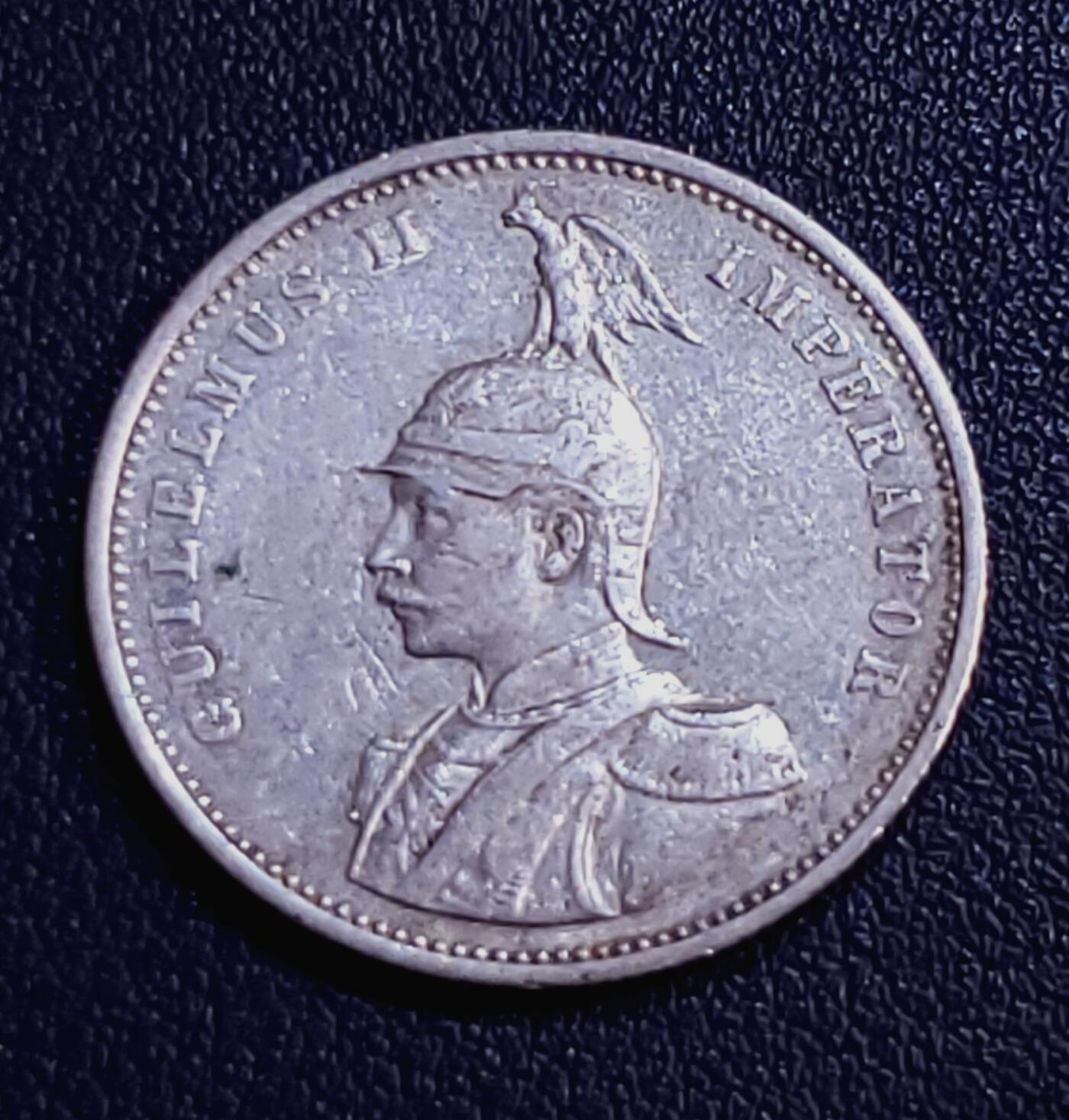 1898年德属东非威廉二世狮子版1卢比银币
