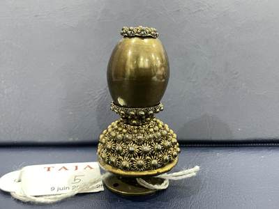 海外回流精品拍卖（五一专场） 欧洲回流清代七品帽顶子，品相好。