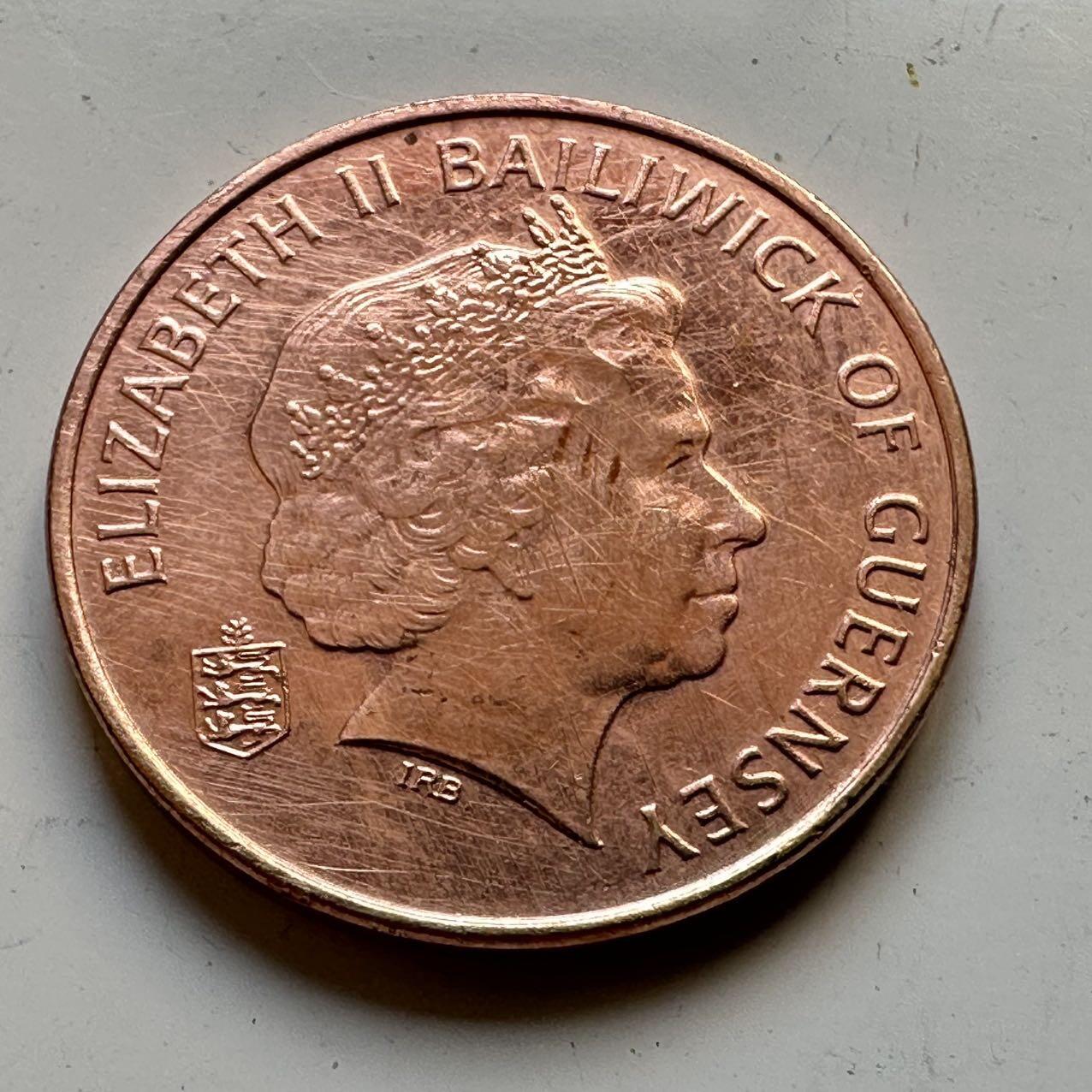 🌹外币初藏🌹🐯2025年第70场  每周二四六晚8️⃣点 接代拍 根西岛2003年一便士