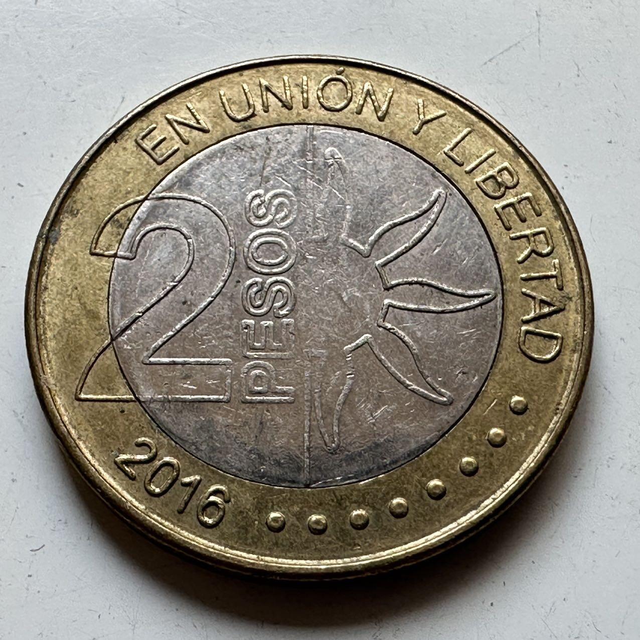 🌹外币初藏🌹🐯2025年第70场  每周二四六晚8️⃣点 接代拍 阿根廷2016年2比索