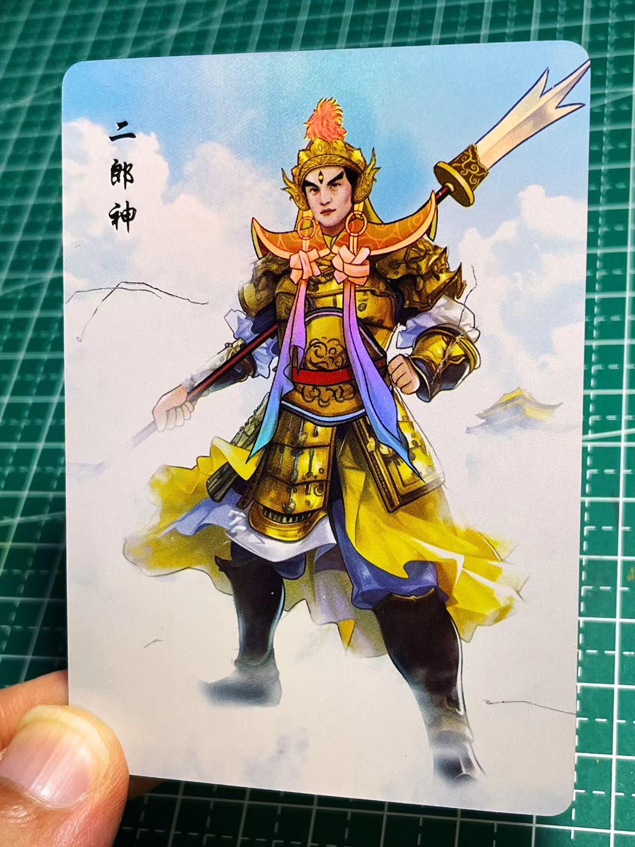 显眼宝21期 颜值精选 86西游记神还原立绘 散配 如图一张 彩闪卡  63*99  12号