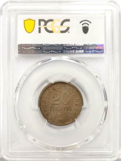博洋堂世界钱币拍卖第129期（全场包邮） PCGS MS62 葡属安哥拉1921年20分