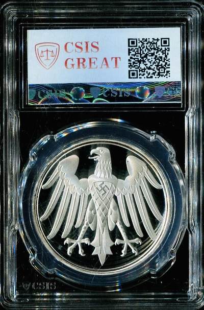 CSIS-GREAT评级精品钱币拍卖第三百零六期 德国鹰徽救援纪念章 臆造 CSIS68