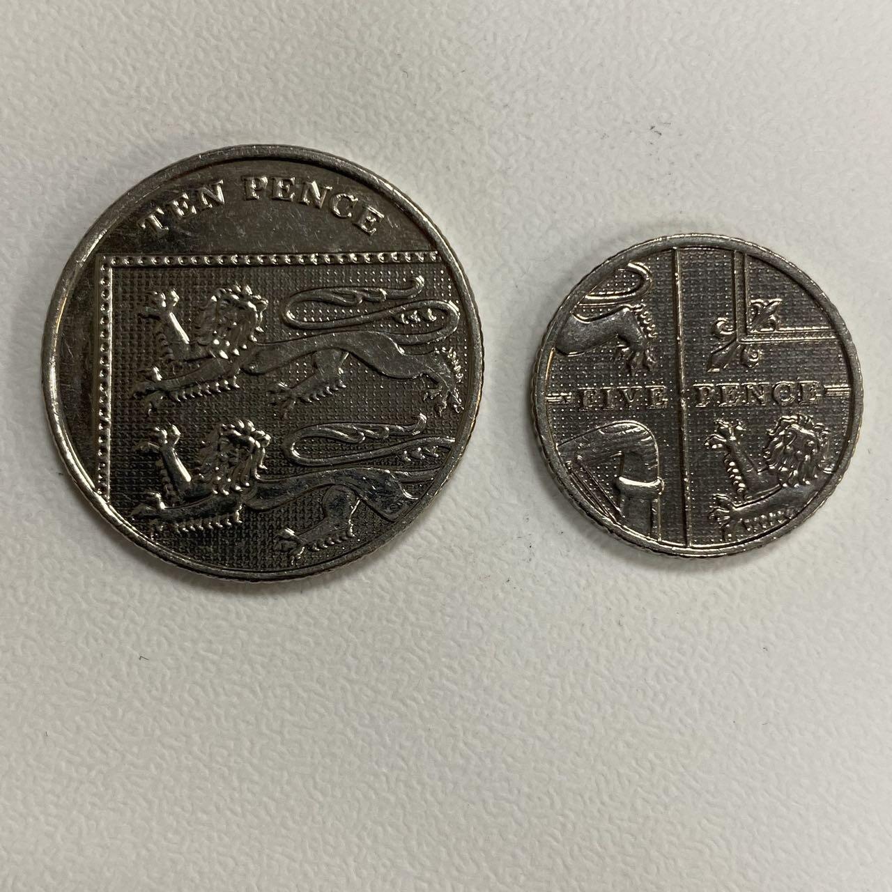 英国 2枚