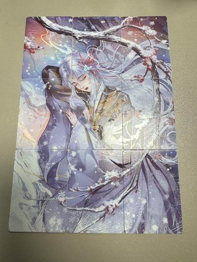 趣卡社九宫拼图-雪梅 - 趣卡社九宫拼图-雪梅