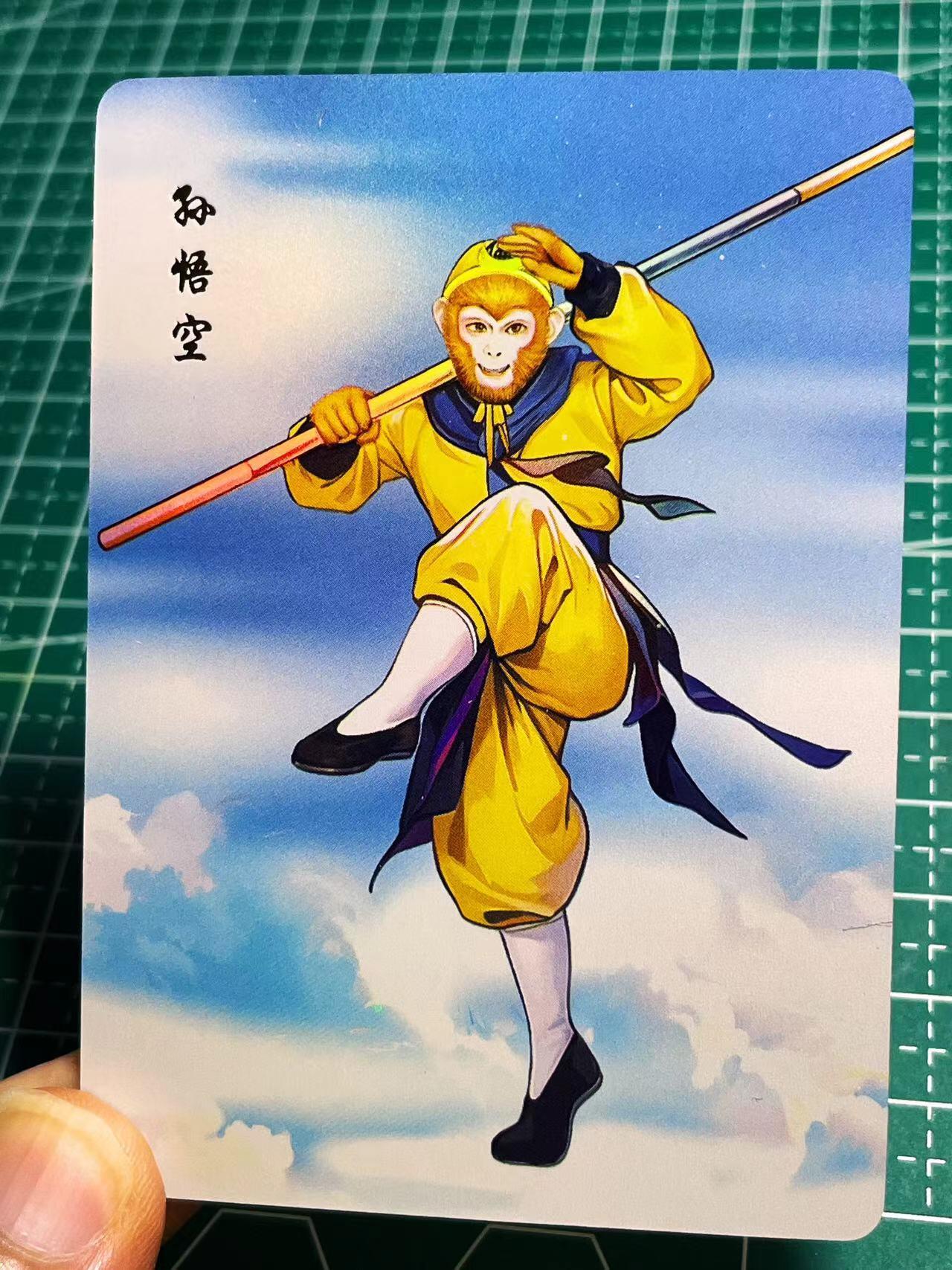 显眼宝21期 颜值精选 86西游记神还原立绘 散配 如图一张 彩闪卡  63*99  3号