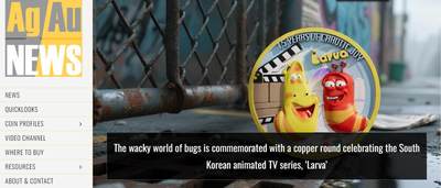 CSIS-GREAT评级精品钱币拍卖第三百零六期 爆笑虫子 首播15周年 双面加厚超高浮雕光感变色彩色纪念铜章 发行量199 带盒证